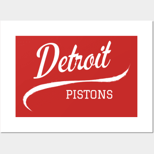 Pistons Retro Posters and Art